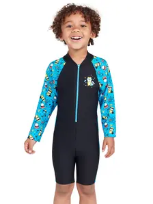 Display front view 2 of Product detail - Boys Rock Star Long Sleeve All in One RCST
