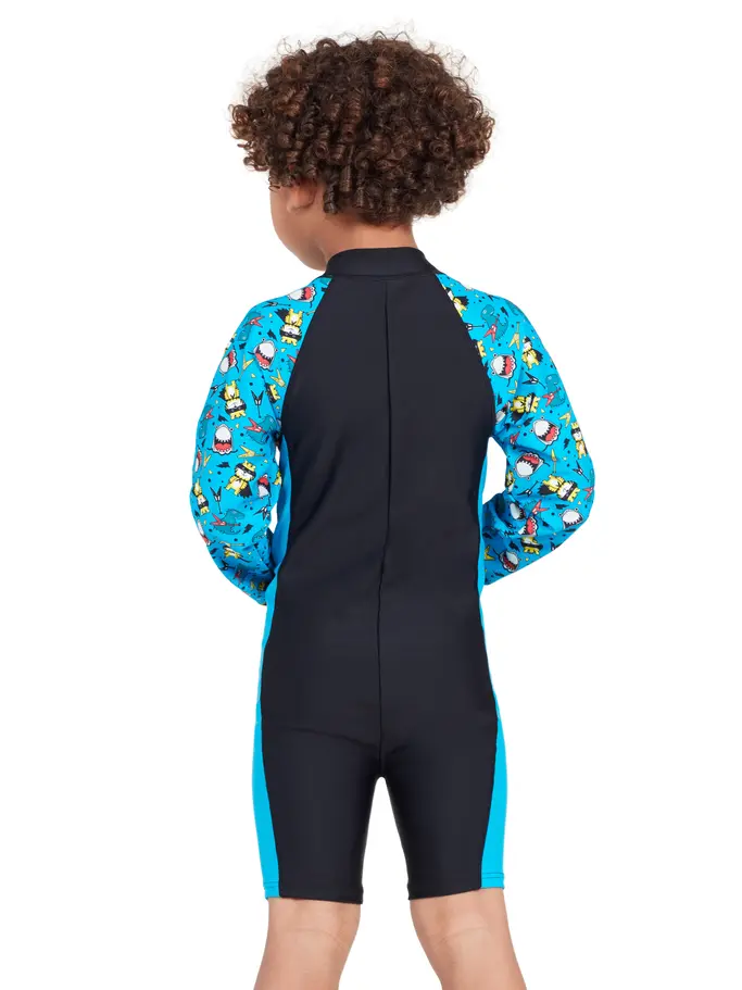 , Ansicht Großes Bild der Vorderseite Product detail - Boys Rock Star Long Sleeve All in One RCST