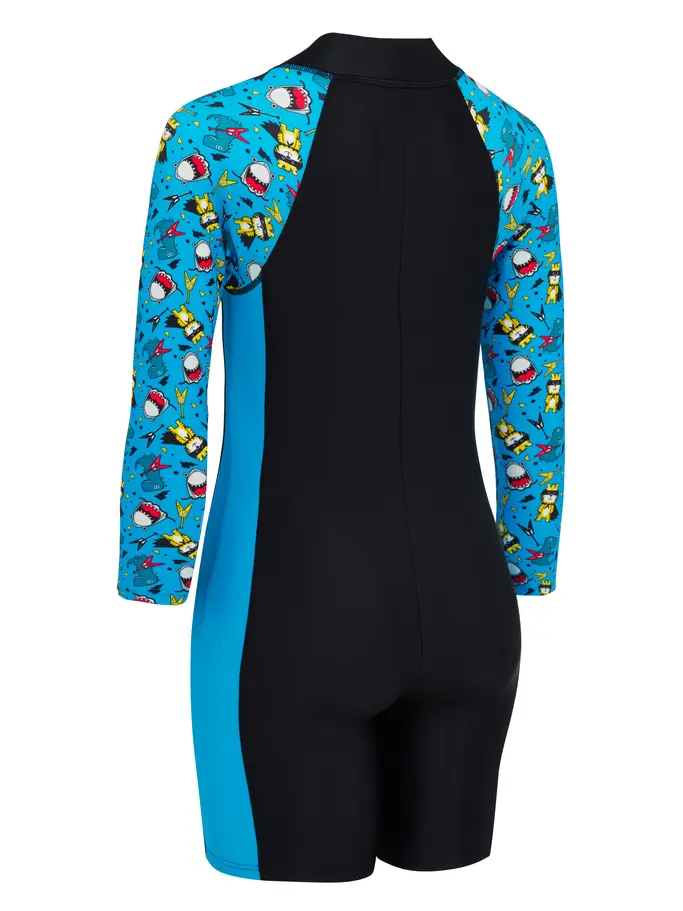 , Ansicht Großes Bild der Vorderseite Product detail - Boys Rock Star Long Sleeve All in One RCST
