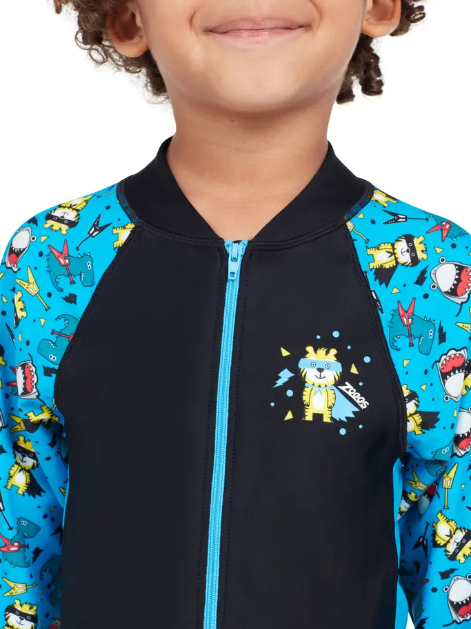 , Ansicht Großes Bild der Vorderseite Product detail - Boys Rock Star Long Sleeve All in One RCST