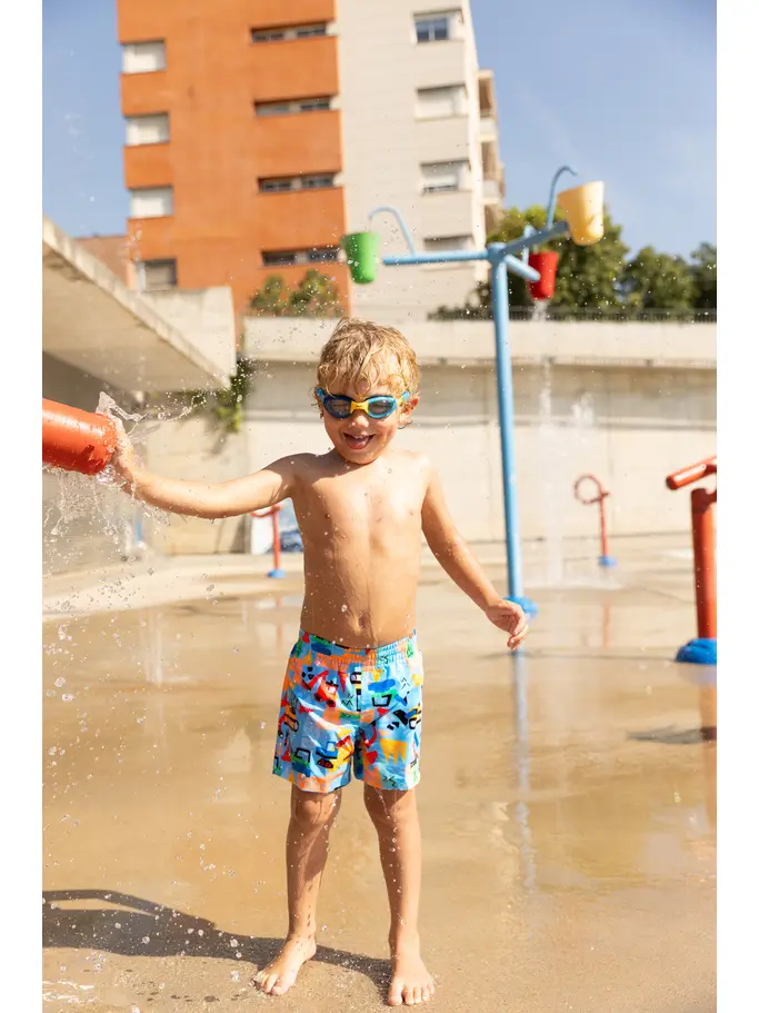New, view full size image of Front view of Product detail - Boys Digger Watershorts DIGG