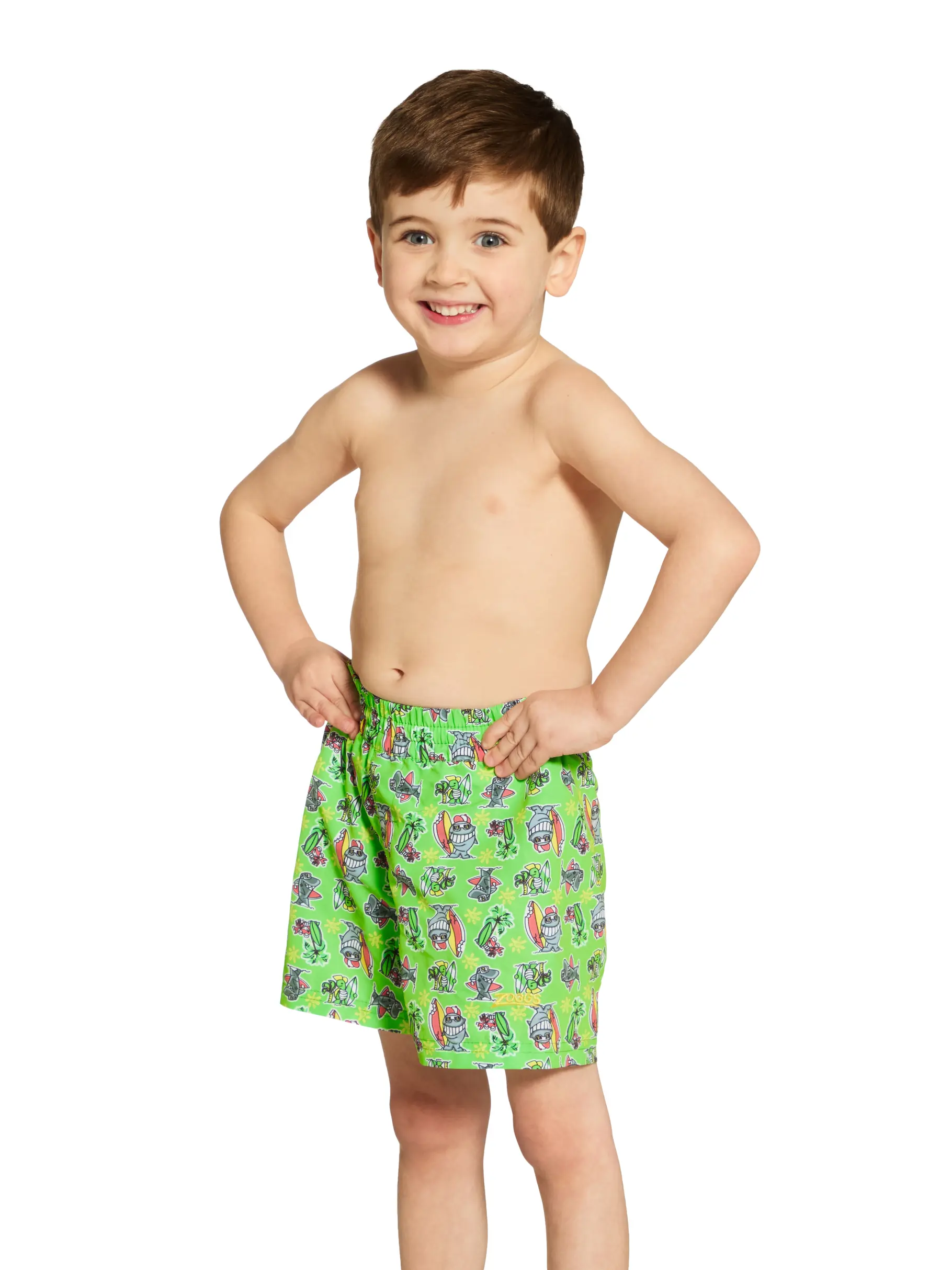 , Ansicht Großes Bild der Vorderseite Product detail - Boys Finzilla Watershorts FINZ