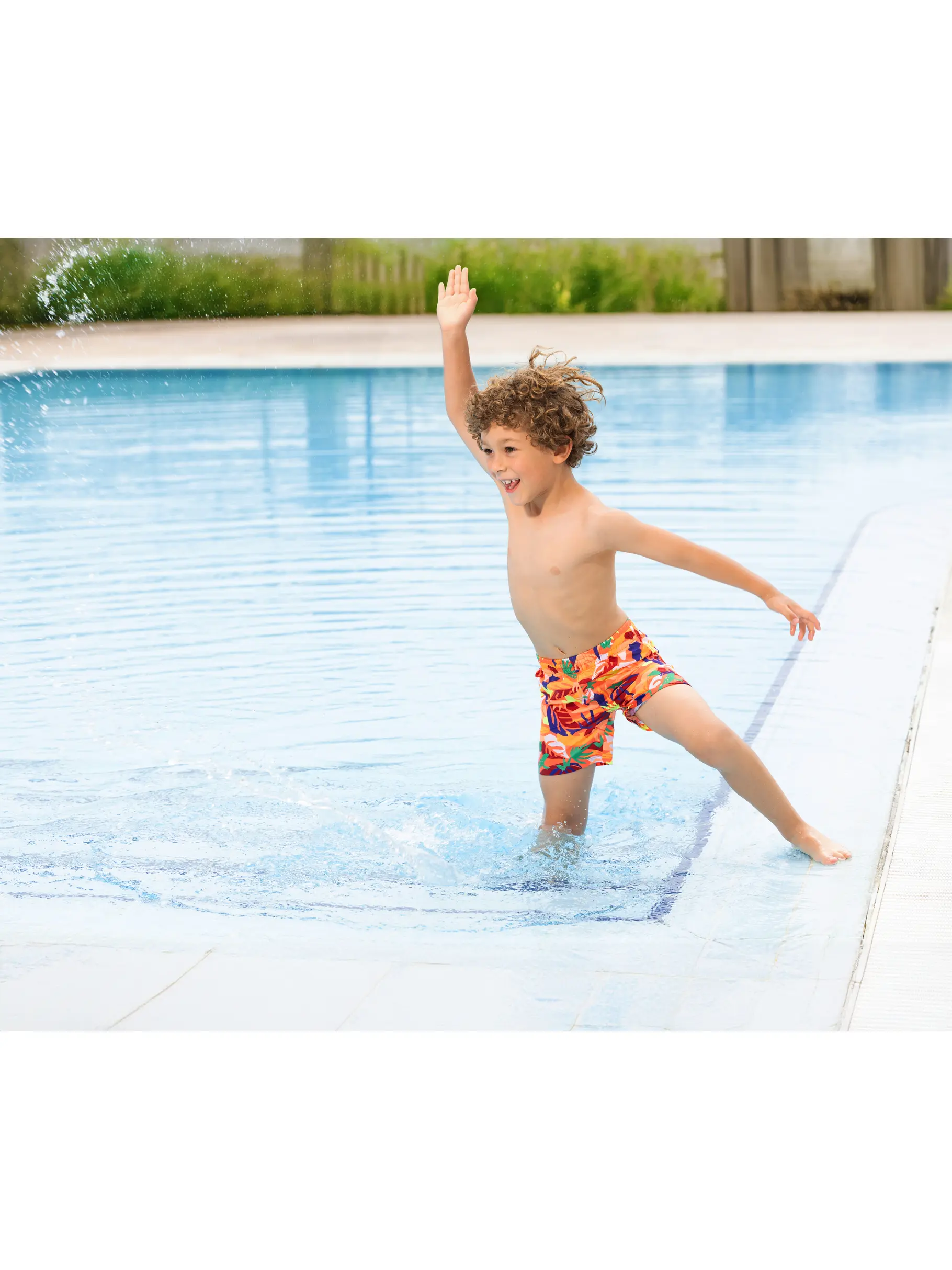 , view full size image of Front view of Product detail - Boys Haku Watershorts HAKU
