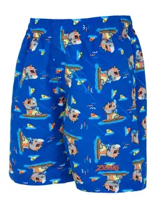 Display front view 1 of Product detail - Boys Hippo Print Watershorts HIPO