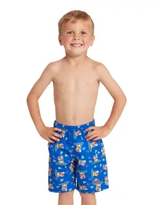 Display front view 2 of Product detail - Boys Hippo Print Watershorts HIPO