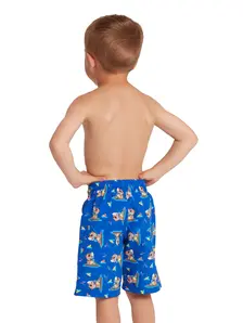 Display front view 3 of Product detail - Boys Hippo Print Watershorts HIPO