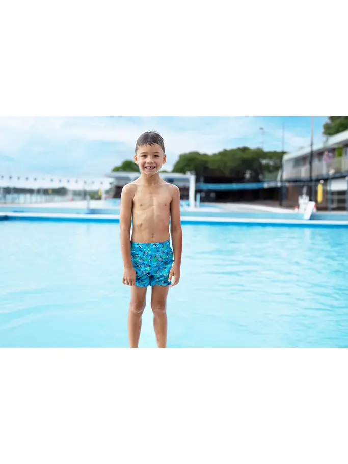 Sale,Clearance, view full size image of Front view of Product detail - Boys Oceanic Watershorts ocean