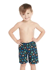 Display front view 2 of Product detail - Boys Pixel Monsters Watershorts PXMN