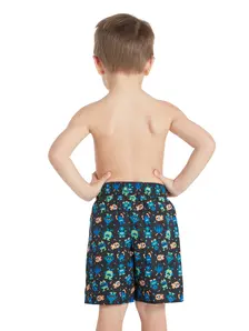 Display front view 3 of Product detail - Boys Pixel Monsters Watershorts PXMN