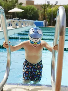 Display front view 4 of Product detail - Boys Pixel Monsters Watershorts PXMN