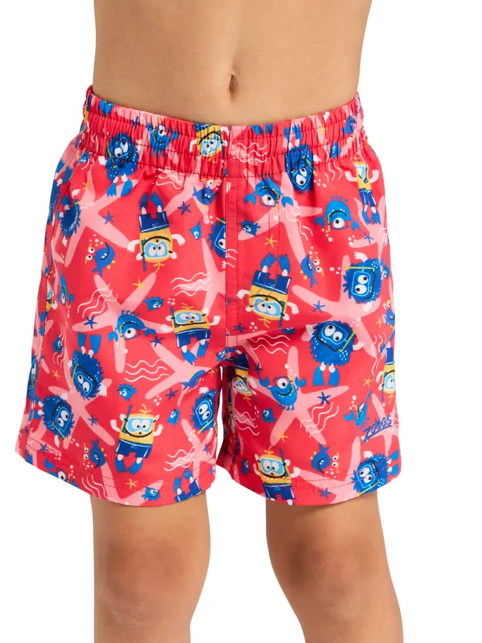 New, view full size image of Front view of Product detail - Boys Sea Alien Watershorts SALI