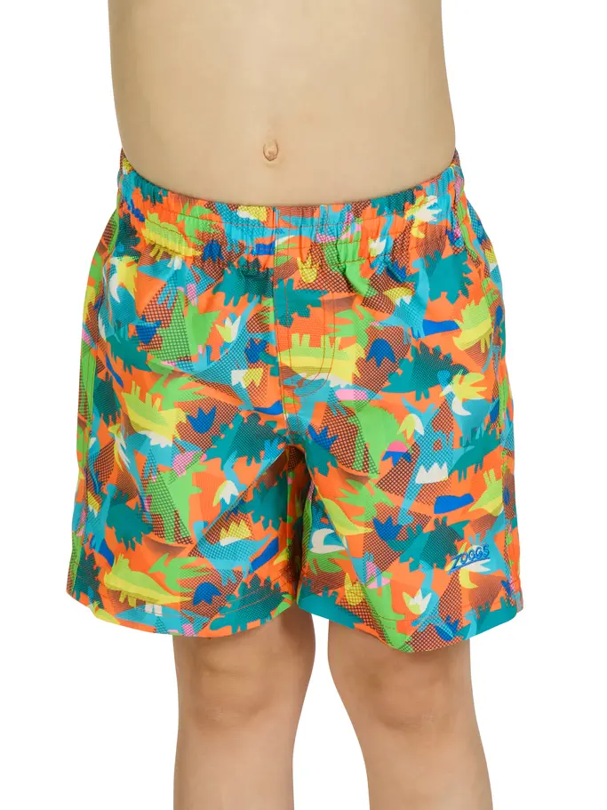 Sale,Clearance, view full size image of Front view of Product detail - Boys Saurus Watershorts SAUR