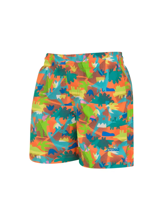 Sale,Clearance, view full size image of Front view of Product detail - Boys Saurus Watershorts SAUR