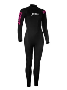 Display front view 1 of Product detail - Zoggs Womens Swimming Multix VL Wetsuit 2.5mm black/pink
