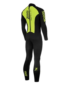 Display front view 2 of Product detail - Zoggs Mens Swimming Multix VL Wetsuit 2.5mm black/lime