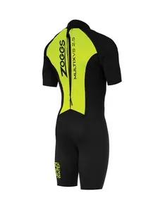 Display front view 2 of Product detail - Zoggs Mens Multix VS 2.5 MultiSport Shorty black/lime