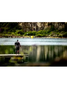 Display front view 5 of Product detail - Mens FS Triathlon Wetsuit - Predator Ultra black/red