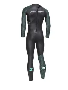 Display front view 2 of Product detail - Mens FS Triathlon Wetsuit - Predator Tour black/blue