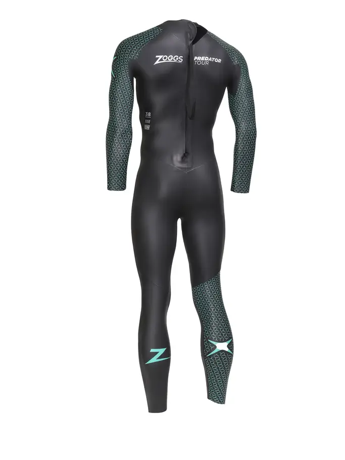 , Ver imagen de tamaño completo de Vista frontal de Product detail - Mens FS Triathlon Wetsuit - Predator Tour black/blue