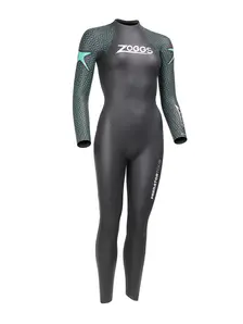 Display front view 1 of Product detail - Womens FS Triathlon Wetsuit - Predator Tour black/blue
