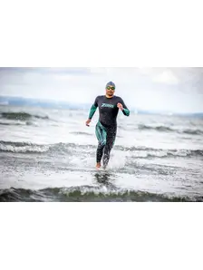 Display front view 4 of Product detail - Mens FS Triathlon Wetsuit - Hypex Pro black/blue