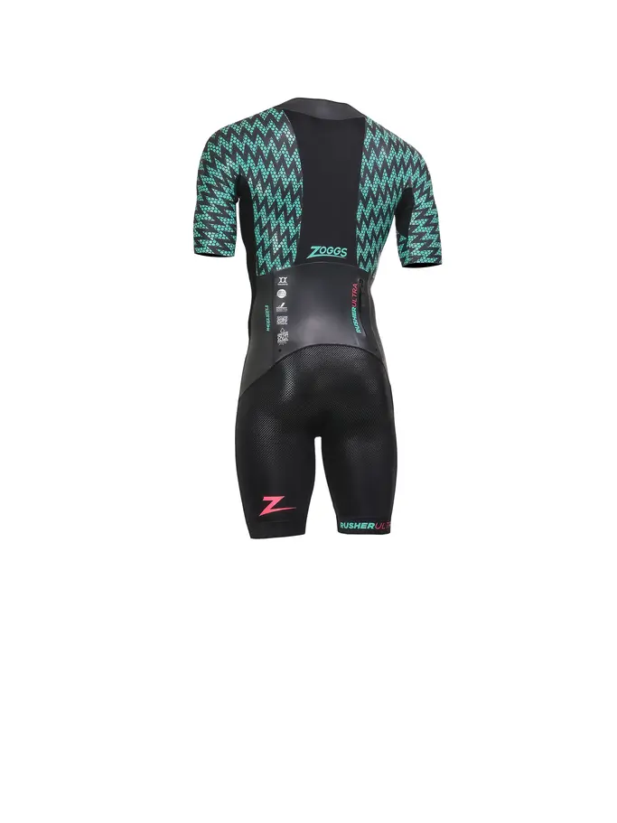 , Ansicht Großes Bild der Vorderseite Product detail - Rusher Ultra FS Swimrun Wetsuit black/blue