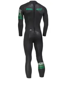 Display front view 2 of Product detail - Mens FS Open Water Wetsuit - Scout Tour black/green