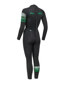 Display front view 2 of Product detail - Womens FS Open Water Wetsuit - Scout Tour black/green