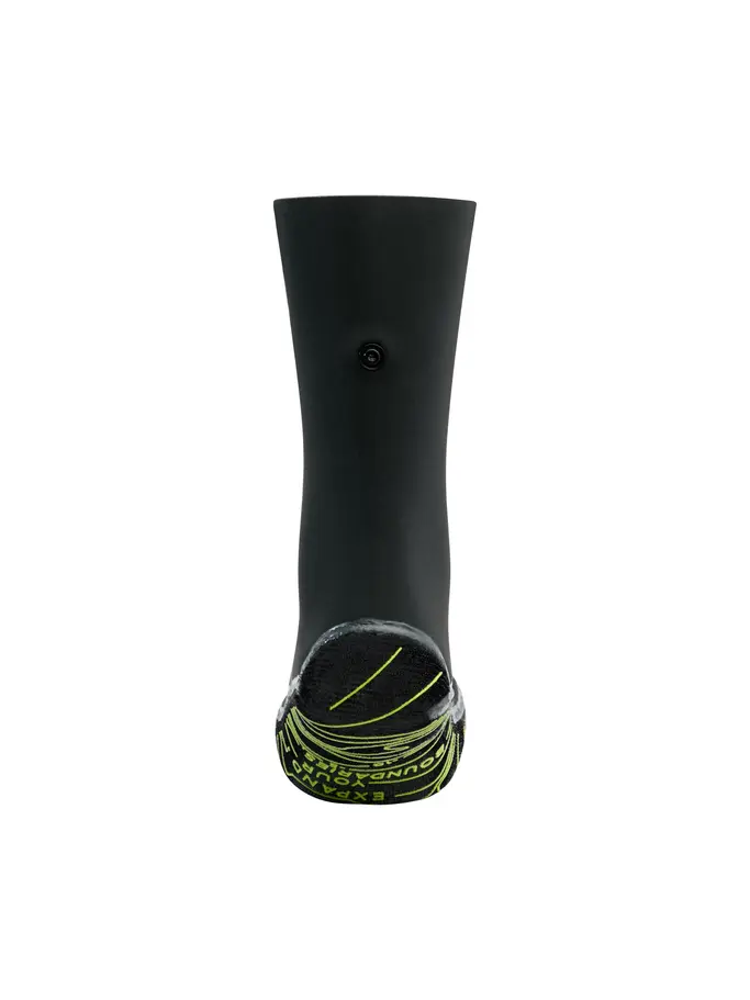 New, Ansicht Großes Bild der Vorderseite Product detail - Zoggs 2mm Neoprene Swimming Socks black/yellow