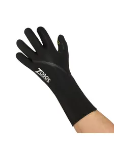 Display front view 2 of Product detail - Neoprene Swimming Gloves - 3mm black/yellow