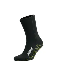Display front view 1 of Product detail - Neoprene Swimming Socks - 3mm black/yellow