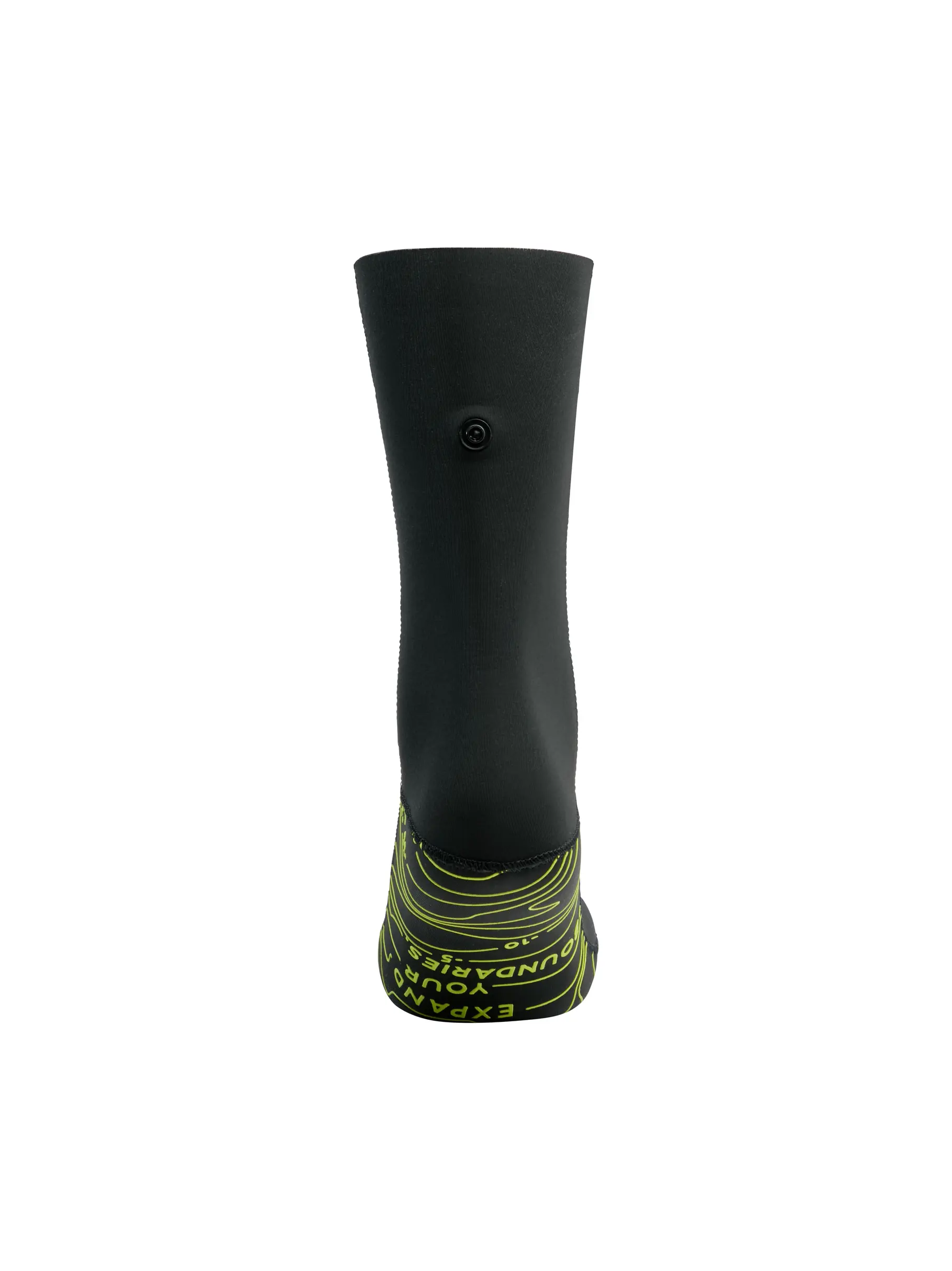 New, visualizzare l'immagine full size della vista frontale di Product detail - Neoprene Swimming Socks - 3mm black/yellow