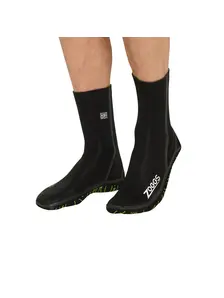 Display front view 3 of Product detail - Neoprene Swimming Socks - 3mm black/yellow