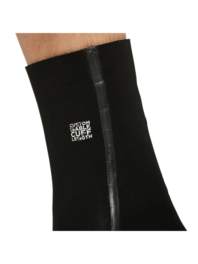 New, view full size image of Front view of Product detail - Neoprene Swimming Socks - 3mm black/yellow