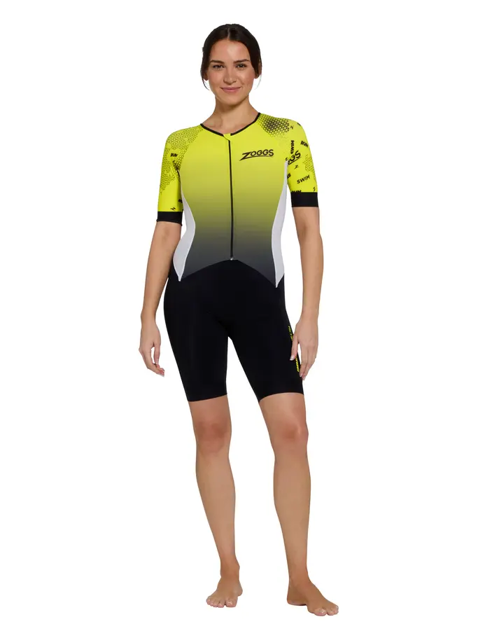 New, Ver imagen de tamaño completo de Vista frontal de Product detail - PREDATOR Trisuit Ultra Lady black/yellow