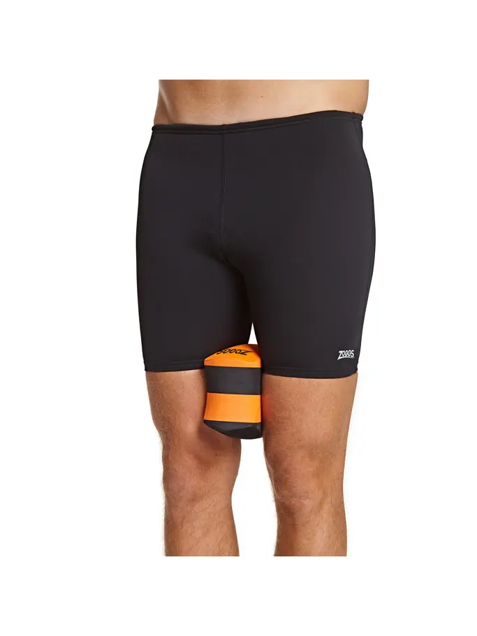 , view full size image of Front view of Product detail - Swimming Pullbuoy black/orange