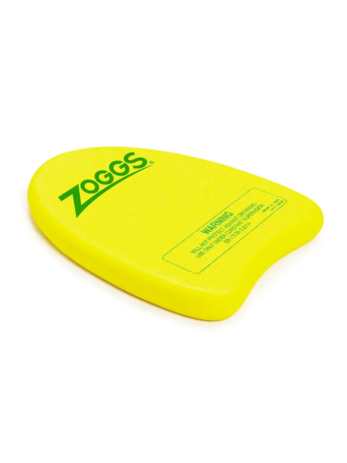 , view full size image of Front view of Product detail - Zoggy Mini Swimming Kickboard yellow