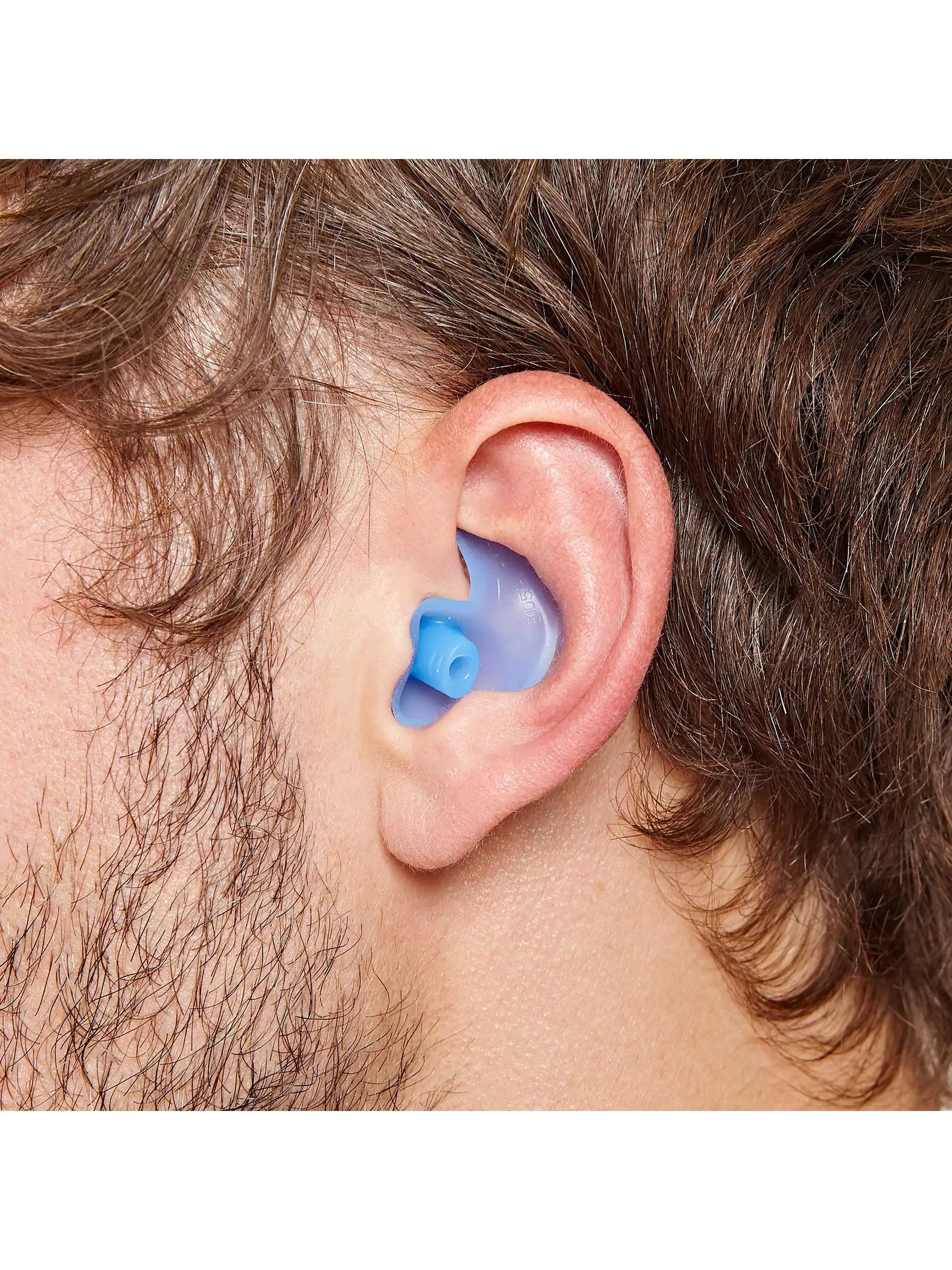Out of Stock, visualizzare l'immagine full size della vista frontale di Product detail - Aqua Plugz Swim Ear Plugs blue