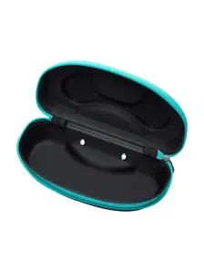 Display front view 3 of Product detail - Elite Swimming Goggle Case black/turquoise