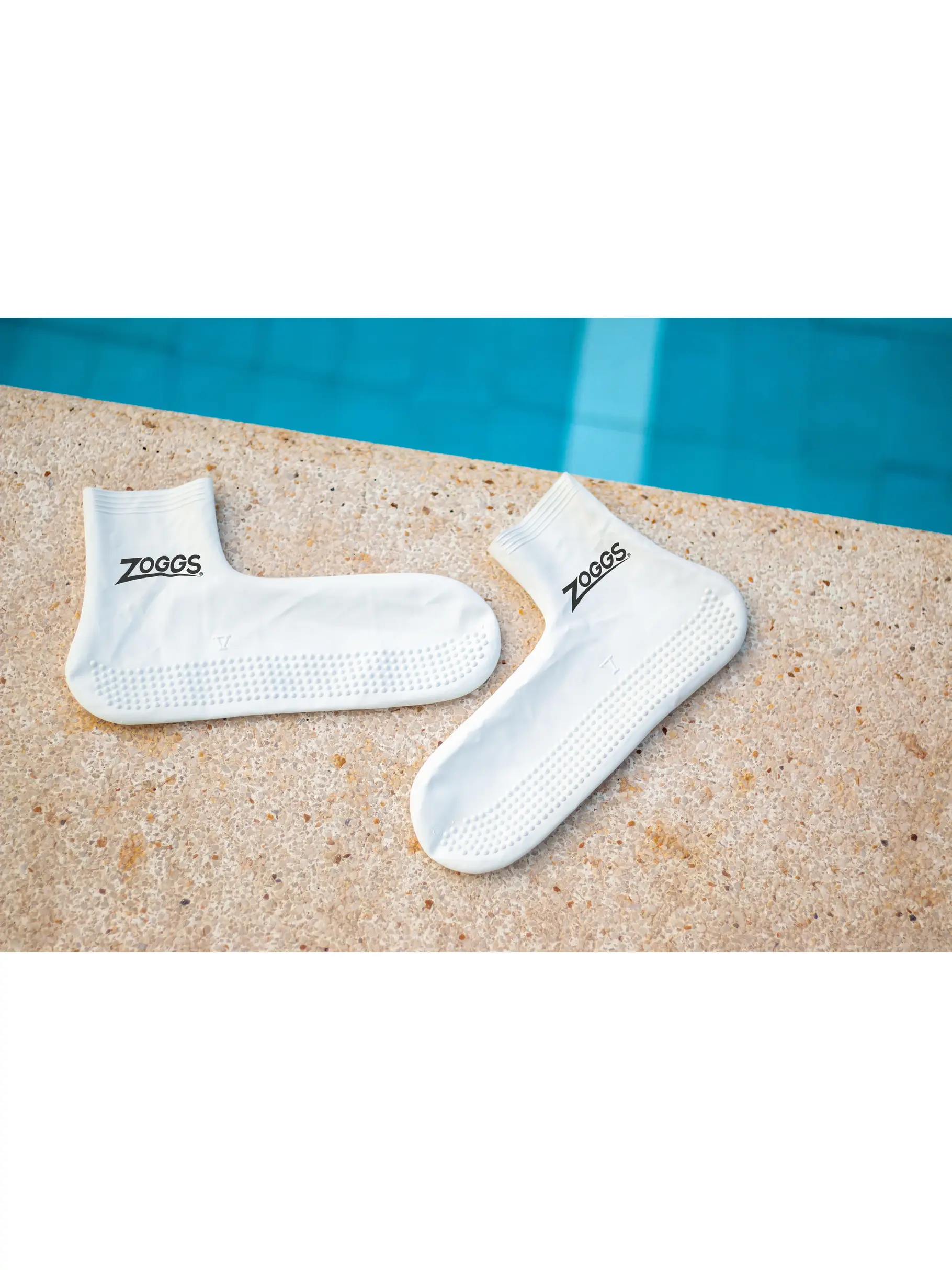 , view full size image of Front view of Product detail - Adult Latex Pool Socks