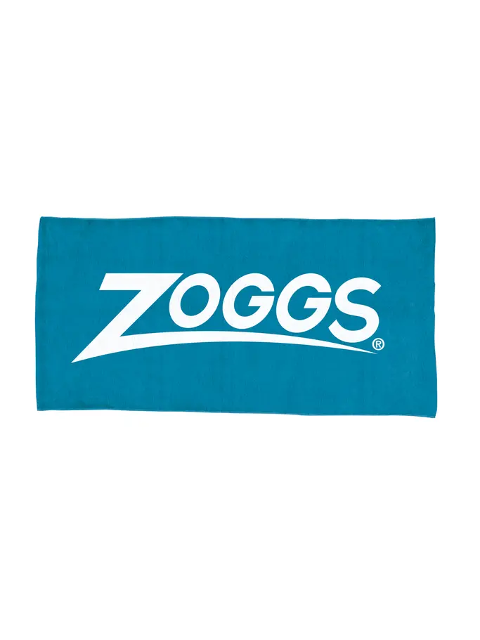New, view full size image of Front view of Product detail - Zoggs Unisex Adult Swimming Pool Towel blue