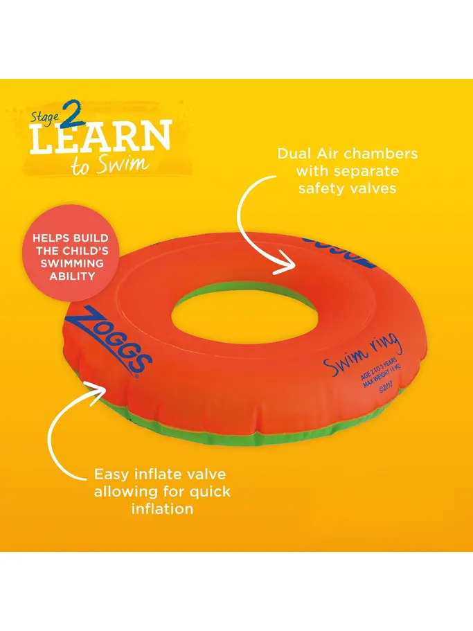 , visualizzare l'immagine full size della vista frontale di Product detail - Inflatable Swimming Ring ORGN