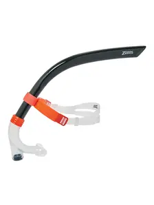 Display front view 1 of Product detail - Centre Line Swimming Snorkel black/orange