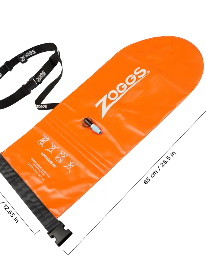 Sale, visualizzare l'immagine full size della vista frontale di Product detail - Open Water Hi-Viz Swim Safety Buoy orange