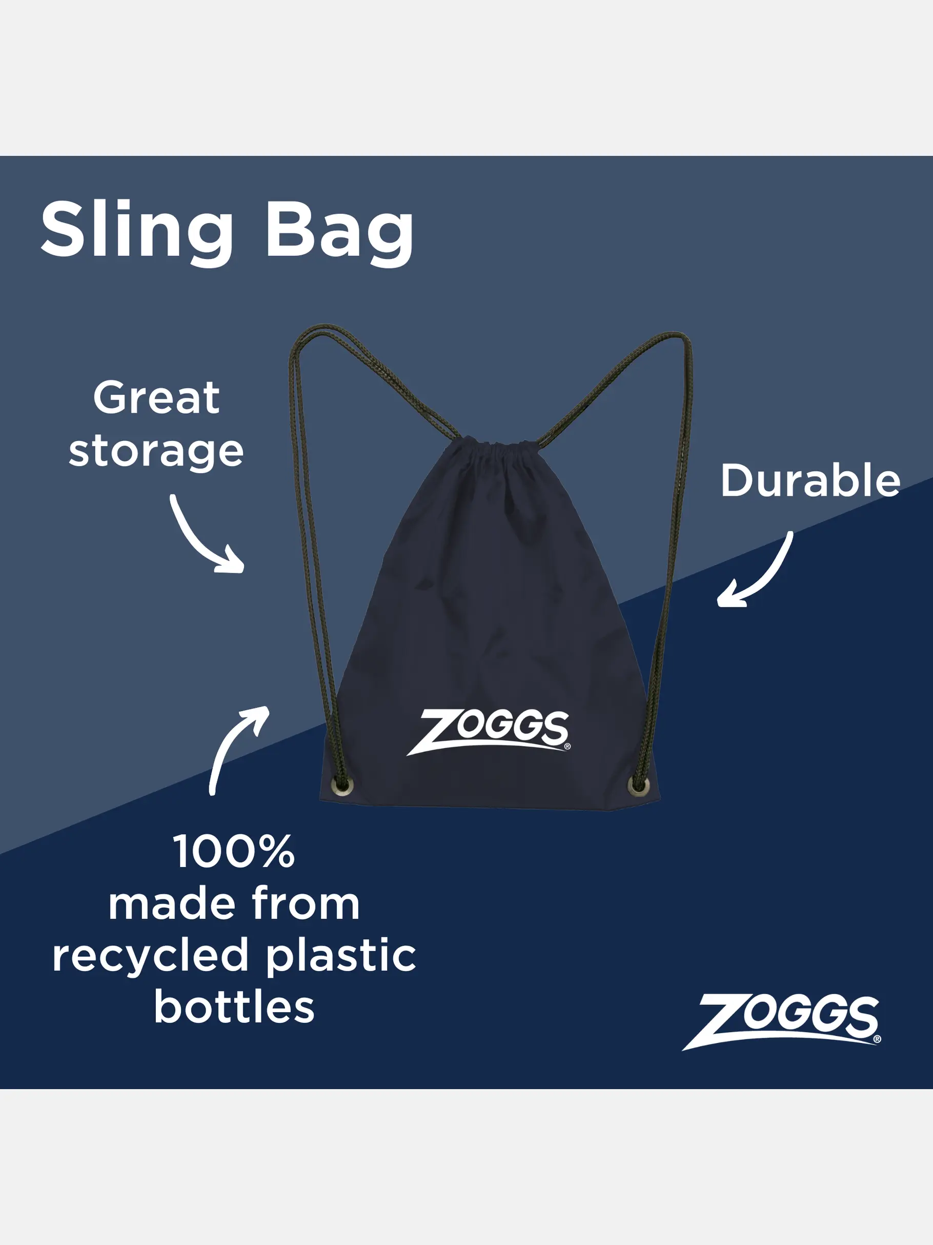 , visualizzare l'immagine full size della vista frontale di Product detail - Swimming Sling Bag black