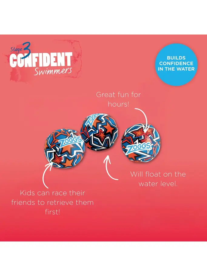 , view full size image of Front view of Product detail - Pool Water Toy - Splash Ball 3 Pack