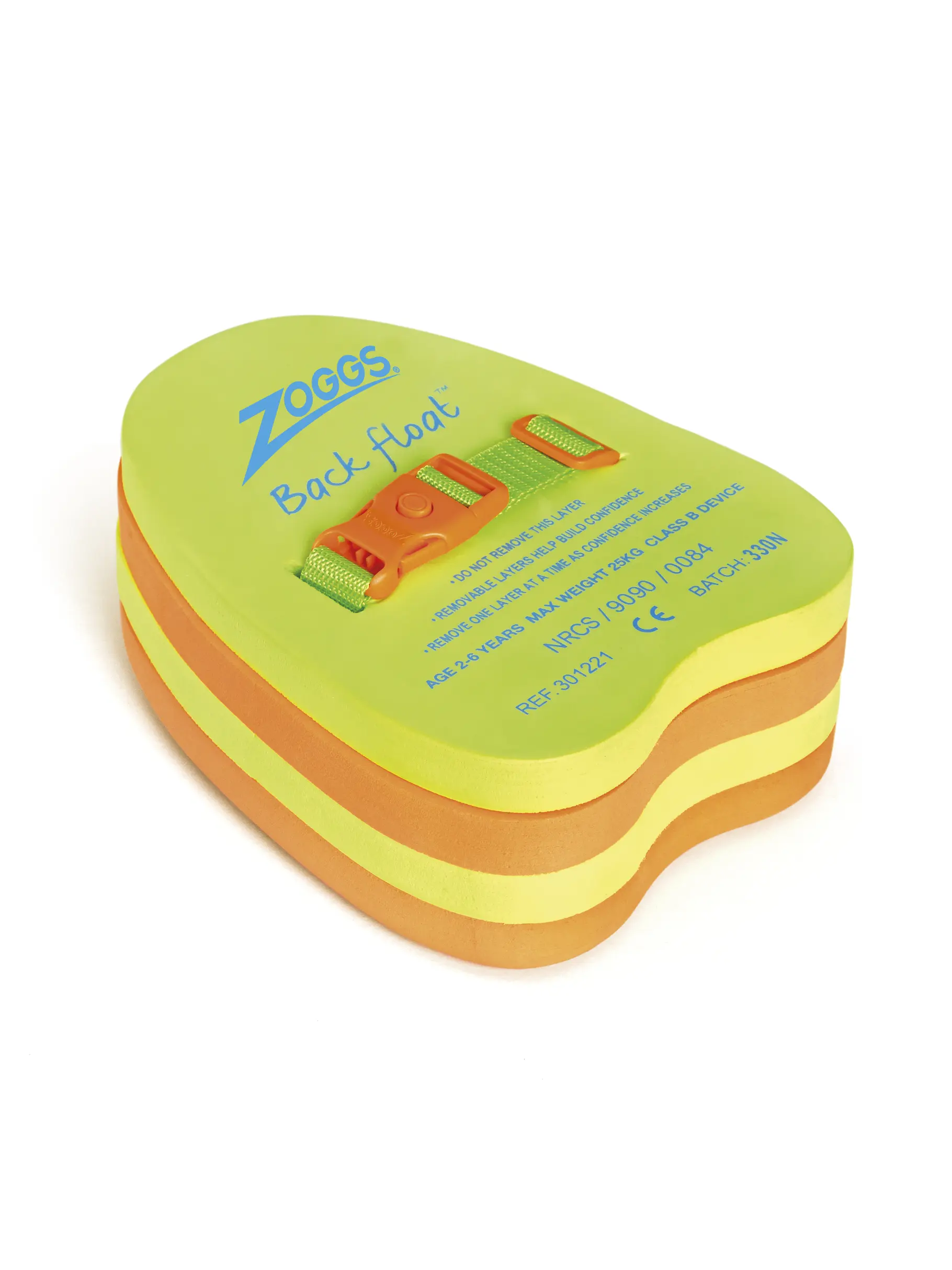 , view full size image of Front view of Product detail - Adjustable Foam Backfloat - Zoggy