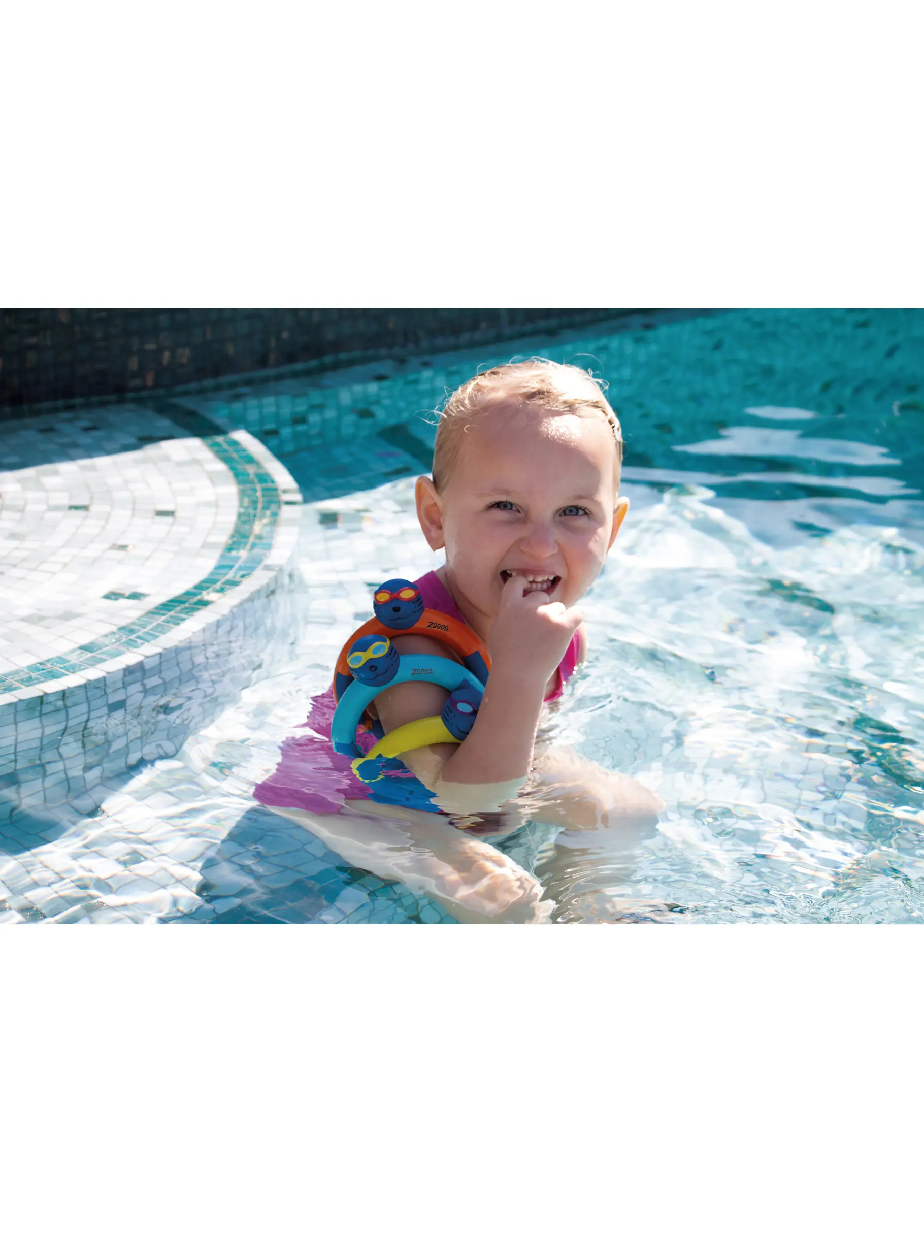 , view full size image of Front view of Product detail - Pool Toy - Zoggy Dive Rings AST