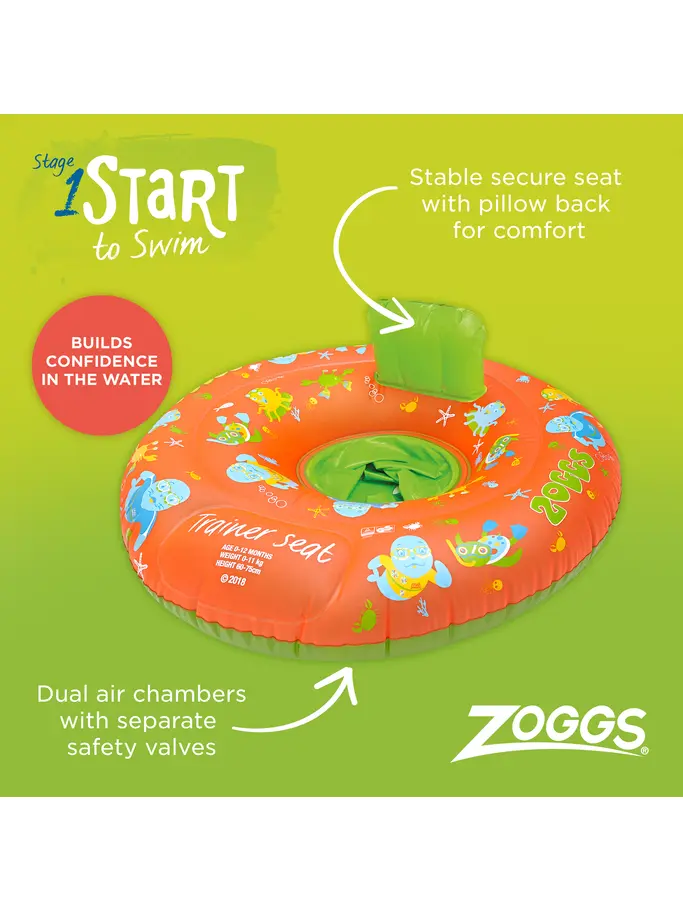 Sale, Ansicht Großes Bild der Vorderseite Product detail - Inflatable Swimming Trainer Seat - 3-12 Months