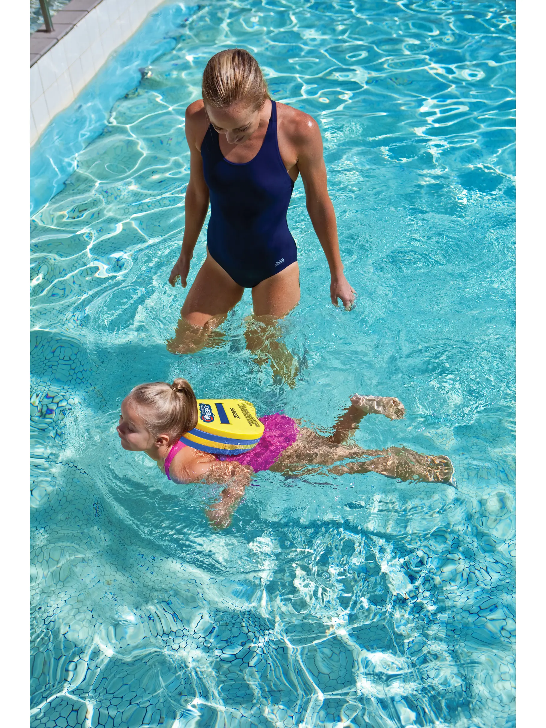 Sale, view full size image of Front view of Product detail - Kangaroo Beach Back Float YLBL